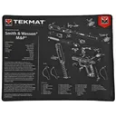 TekMat S&W M&P Ultra Premium Gun Cleaning Mat, 15"x20", Includes Small Microfiber TekTowel, Packed In Tube TEK-R20-SW-MP - TekMat