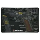 TekMat 1911 Pistol Mat, 3D Cut Away, 11"x17", Black, Includes Small Microfiber TekTowel, Packed in Tube TEK-R17-1911-CA - Tekmat