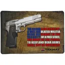 TekMat Original Mat, 2nd Amendment, Cleaning Mat, Thermoplastic Surface Protects Gun From Scratching, 1/8" Thick, 11"x17", Tube Packaging, Black TEK-R17-2AMEND - Tekmat