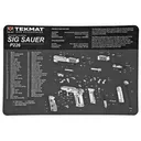 TekMat Sig P226 Pistol Mat, 11"x17", Black, Includes Small Microfiber TekTowel, Packed In Tube TEK-R17-SIGP226 - Tekmat