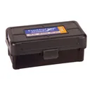 Frankford Arsenal Hinge-Top Ammo Box, 503, 50 Rounds, Fits 38 Special, 357 Magnum and 38 Super, Smoke Gray, Plastic 1083784 - Frankford Arsenal