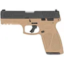 TAURUS G3 9mm Luger 4in 15rd/17rd Matte Black/Tan Full Size Pistol (1-G3B941T) - Taurus