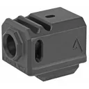 Agency Arms Gen3 Compensator Compatible with the Glock 17/19/34, Standard 1/2 x 28 thread pitch, Black finish 417-3-BLK - Agency Arms