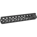 Fortis Manufacturing, Inc. Rev II, 12.4" Free Float Handguard, Mlok, Fits AR-15, Black REV-II-12-ML - Fortis Manufacturing
