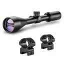 HAWKE Vantage 3-9x50 1in 30/30 Reticle Riflescope with Match Mount 1in Medium Weaver Scope Rings (14130+22113) - Hawke