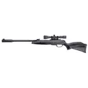 Gamo Whisper Fusion Mach 1, .22 Pellet, Black Finish, Synthetic Stock, Dual Noise Dampening Technology, Fluted Polymer Jacketed Rifled Steel Barrel, Inert Gas Technology, 3-9x40 Scope, Single Shot, 1020 Feet Per Second 611006325554 - Gamo