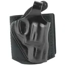 Galco Ankle Glove Ankle Holster, Fits J Frame with 2" Barrel, Right Hand, Black Leather AG160B - Galco