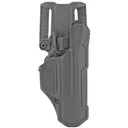 BLACKHAWK T-Series, L2D, Duty Holster, Right Hand, Black, Fits Glock 17/19/22/23/31/32/45/47 44N100BKR - Blackhawk!
