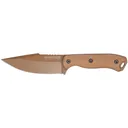 KABAR Becker Harpoon, 4.562" Fixed Blade Knife, Drop Point, Plain Edge, 1095 Cro-Van, Polymer Handle, with Celcon Sheath BK18 - Ka-Bar