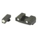 AmeriGlo Glock Pro-Glo Combination Set, Sights, Fits Glock 17,19,22,23,24,26,27,33,34,35,37,38,39, Green Tritium Lamp with Lumin. Green Outline Front, Green Tritium with White Outline Rear. GL-243 - Ameriglo