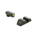 AmeriGlo Trooper, Sight, Fits Glock 42,43,43X, Green Tritium LumiLime Outline Front, Green Tritium Black Serrated Rear, Front/Rear GL-822 - Ameriglo