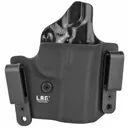 L.A.G. Tactical, Inc. Defender Series, OWB/IWB Holster, Fits 1911 3", Kydex, Right Hand, Black Finish 6007 - L.A.G. Tactical