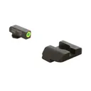 AmeriGlo Protector, Sight, Fits Glock 42 and 43, Green Tritium LumiLime Round Outline front, Black Serrated rear, Front/Rear GL-705 - Ameriglo