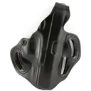 DeSantis Gunhide 001, Thumb Break Scabbard Belt Holster, Fits Glock 17, 22, 31, Right Hand, Black Leather 001BAB2Z0 - Desantis Gunhide