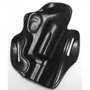 DeSantis Gunhide 002, Speed Scabbard Belt Holster, Fits 2" Taurus Public Defender w/ 2.5" Cylinder, RH, Black 002BAI6Z0 - Desantis Gunhide