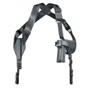 Uncle Mike's Horizontal Shoulder Holster, Size 15, Fits Medium Auto With 3.75" Barrel, Ambidextrous, Black 87150 - Uncle Mikes