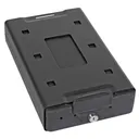 Bulldog Cases Car Safe, 8.2"x6"x2.2", Keyed Lock, Black BD1100 - Bulldog Cases