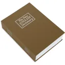 Bulldog Cases Diversion Pistol Vault Safe, 10.5"x7.75"x2.75", Foam Interior, Brown Finish, Book with Combination Lock BD1182 - Bulldog Cases