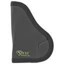 Sticky Holsters Pocket Holster, Fits GLOCK 43, S&W SHIELD, Walther PPS 9/40, Ambidextrous, Black MD-4 - Sticky Holsters