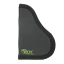 Sticky Holsters Pocket, Pocket Holster, Ambidextrous, Black, Most Single Stack Semi-Automatic Pistols with Laser, Neoprene MD-4LASER - Sticky Holsters