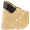 DeSantis Gunhide Pocket-Tuk Pocket Holster, Fits J-Frame 2.25", Bodyguard .38, Ruger LCR, Right Hand, Tan Leather 111NA02Z0 - Desantis Gunhide
