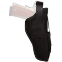 Uncle Mike's Cordura Hip Holster, With Pouch, Size 5, Fits Large Auto With 5" Barrel, Ambidextrous, Black MO70050 - Uncle Mikes