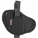Uncle Mike's Super Belt Slide Holster, Size 16, Fits Medium Auto With 3.75" Barrel, Ambidextrous, Black 86160 - Uncle Mikes