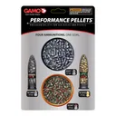 Gamo Combo Pack, Performance Pellets, .177 Pellets (Rocket, Red Fire, PBA Armor, PBA Raptor), Blister Card, 400/Pack 632092854 - Gamo