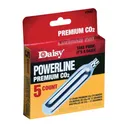 Daisy Model 7580 Powerline CO2 Cylinders, 12 Grams, 5 Per Box 997580-611 - Daisy