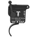 TriggerTech Trigger, 1.5-4LB Pull Weight, Fits Remington 700, Primary Curved Clean Trigger, Right Hand, Adjustable, Black Finish, Includes Installation Tools, Instruction Book, & TriggerTech Patch R70-SBB-14-TNC - Triggertech