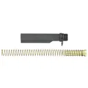 LBE Unlimited AR15 Milspec Buffer Tube Kit, Buffer Tube, Recoil Spring, Castle Nut, Receiver End Plate, Recoil Buffer, Colt Gray MILBUFKT-CG - LBE Unlimited