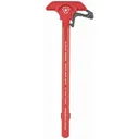 Strike Industries Charging Handle, Extended Latch, Red SI-ARCH-EL-RED - Strike Industries