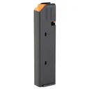 DURAMAG DuraMag SS, Magazine, 9MM, Colt Pattern, 20 Rounds, Fits AR Rifles, Orange AGF Anti-tilt Follower, Stainless Steel, Black 2009041178CPD - CMMG