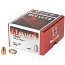 Hornady FMJ-FP, .400 Diameter, 10MM, 180 Grain, Flat Nose, 100 Count 40047 - Hornady
