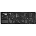 TekMat AR-10 Rifle Mat, 12"x36", Black, Includes Small Microfiber TekTowel, Packed In Tube TEK-R36-AR10 - TekMat