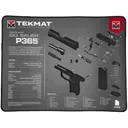 TekMat Ultra Mat, Sig Sauer P365, Cleaning Mat, Thermoplastic Surface Protects Gun From Scratching, 1/4" Thick, 15"X20", Tube Packaging, Black TEK-R20-SIGP365 - TekMat