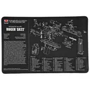 TekMat Ruger SR22 Pistol Mat, 11"x17", Black, Includes Small Microfiber TekTowel, Packed In Tube TEK-R17-RUGERSR22 - Tekmat