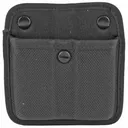 Bianchi Model 7922 AccuMold Triple Threat II Double Magazine Pouch, Fits Browning Hi-Power, Nylon, Black Finish 18797 - Bianchi