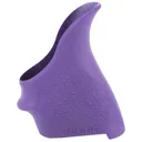 Hogue HandALL Beavertail Grip, Fits Glock 42/43, Rubber, Finger Grooves, Purple 18206 - Hogue