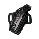 GALCO Fletch High Ride RH Black Belt Holster Kimber 5in 1911 w/wo Red Dot (FL212RB) - Galco