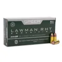 SPEER Lawman RHT 9mm Luger 100gr Frangible CF 50/Bx Handgun Ammo (53365) - Speer