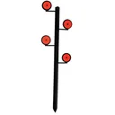 BIRCHWOOD CASEY World of Targets .22 Rimfire Dueling Tree Post Target (47424) - Birchwood Casey