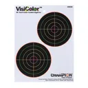 CHAMPION TARGETS Visicolor 5" Double Bull Target 10/Pk, Card (45826) - Champion Targets