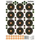 CHAMPION TARGETS 2" Bulls-Eye Target 5/Pk w/60 pasters, Card (46134) - Champion Target
