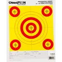 CHAMPION TARGETS Shotkeeper, 5 Bulls Bright Yellow/Red Small 12 Pk, Card (45562) - Champion Target