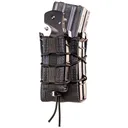 HIGH SPEED GEAR X2RP Taco MOLLE Black Double Rifle & Single Pistol Mag Pouch (112RP0BK) - High Speed Gear