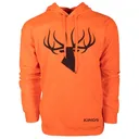 KINGS CAMO Blaze Orange-Desert Shadow Poly Logo Hoodie (KBZ415-BZ/DS) - Kings Camo