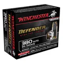 WINCHESTER PDX1 Defender 380 ACP 95Gr Jacketed Hollow Point 20rd/Box Handgun Ammo (S380PDB) - Winchester