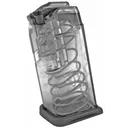 Elite Tactical Systems Group Magazine, 9MM, 10 Rounds, Fits Glock 26, Polymer, Smoked GLK-26 - Elite Tactical Systems Group