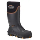 DRYSHOD Men's Megatar Black/Orange Boot (MEG-MH-BK) - Dryshod
